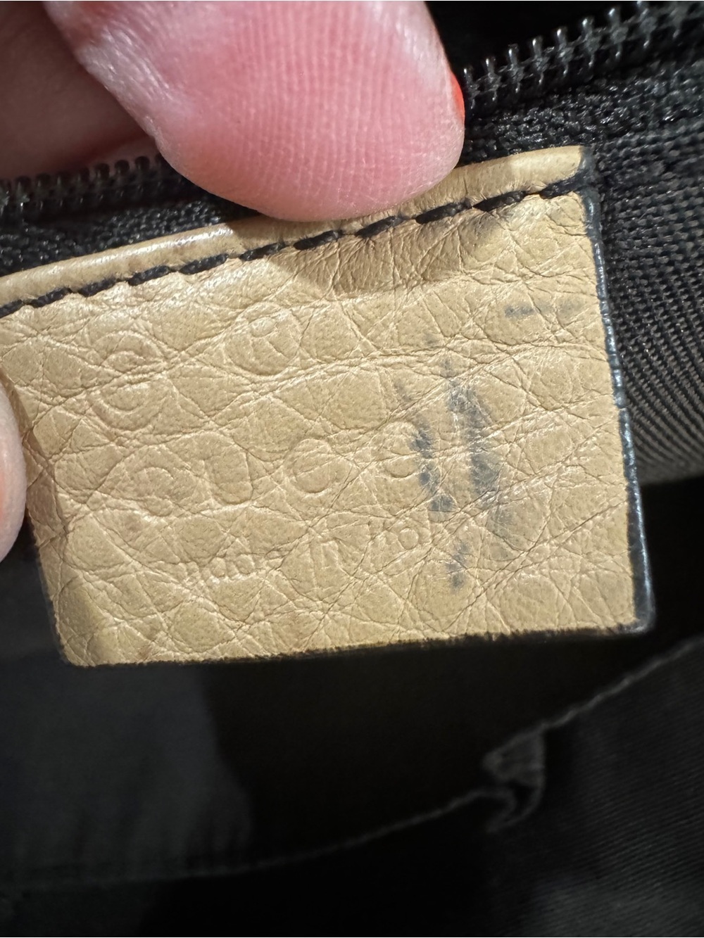 🤎 Gucci Pebbled Leather Dome Crossbody Satchel Bag Beige Nude Authentic COA - Picture 12 of 16